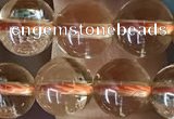 CCR332 15.5 inches 8mm round natural citrine gemstone beads