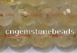 CCR342 15.5 inches 10mmm faceted round citrine beads wholesale