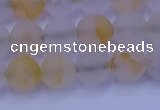 CCR372 15.5 inches 8mm round matte citrine beads wholesale