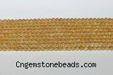 CCR377 15.5 inches 4.5-5mm round citrine gemstone beads wholesale