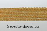 CCR377 15.5 inches 4.5-5mm round citrine gemstone beads wholesale