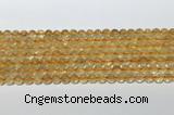 CCR378 15.5 inches 6mm round citrine gemstone beads wholesale