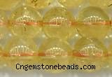 CCR382 15 inches 8mm round citrine beads wholesale