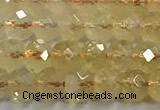 CCR396 15 inches 4*5mm faceted rondelle citrine beads