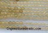 CCR420 15 inches 2mm faceted round citrine beads