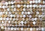 CCR431 15 inches 6mm round citrine beads wholesale