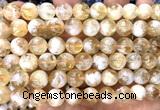 CCR434 15 inches 10mm round citrine beads wholesale