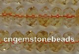 CCR52 15.5 inches 5*8mm faceted rondelle natural citrine beads