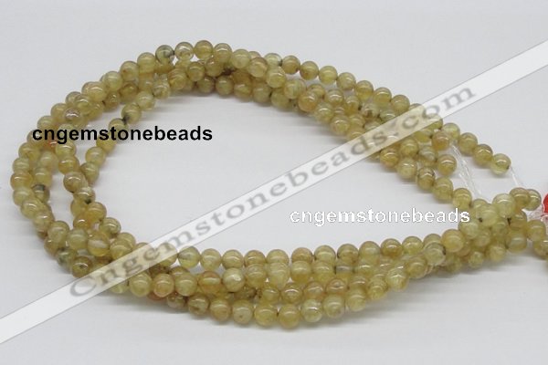 CCR81 15.5 inches 8mm round citrine gemstone beads wholesale