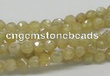 CCR82 15.5 inches 6mm faceted round citrine gemstone beads wholesale