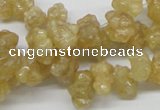 CCR85 15.5 inches 12mm chip citrine gemstone beads wholesale