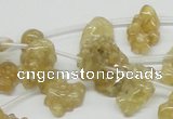 CCR87 15.5 inches 15mm chips citrine gemstone beads wholesale