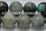 CCS04 15.5 inches 18mm round natural chrysocolla gemstone beads