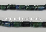 CCS152 15.5 inches 4*6mm rondelle & 6*7mm tube dyed chrysocolla beads