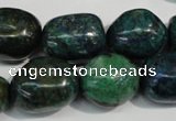 CCS158 15.5 inches 13*18mm – 15*20mm nuggets dyed chrysocolla beads