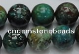 CCS16 15.5 inches 16mm round natural chrysocolla gemstone beads