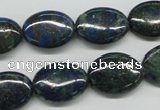 CCS166 15.5 inches 13*18mm oval dyed chrysocolla gemstone beads