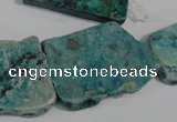 CCS185 15.5 inches 22*25mm – 35*40mm freeform dyed chrysocolla beads