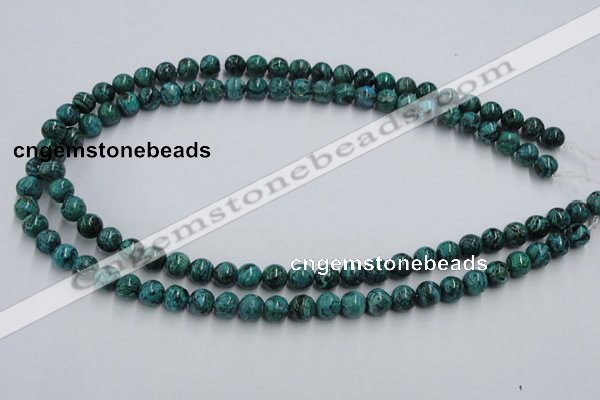 CCS202 15.5 inches 6mm round natural Chinese chrysocolla beads