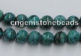 CCS203 15.5 inches 8mm round natural Chinese chrysocolla beads