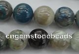 CCS22 15.5 inches 14mm round natural chrysocolla gemstone beads