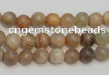 CCS303 15.5 inches 8mm round natural sunstone beads wholesale