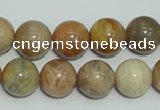 CCS306 15.5 inches 14mm round natural sunstone beads wholesale