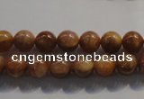 CCS352 15.5 inches 8mm round AB grade natural golden sunstone beads