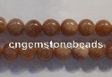 CCS362 15.5 inches 8mm round A grade natural golden sunstone beads