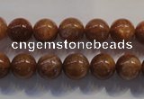 CCS373 15.5 inches 10mm round AA grade natural golden sunstone beads