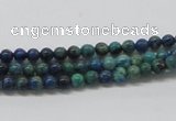 CCS50 16 inches 4mm round dyed chrysocolla gemstone beads wholesale