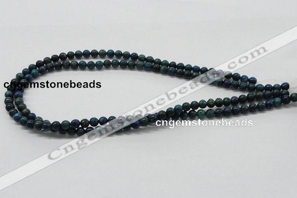 CCS51 16 inches 6mm round dyed chrysocolla gemstone beads wholesale