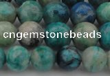 CCS513 15.5 inches 10mm round natural chrysocolla gemstone beads