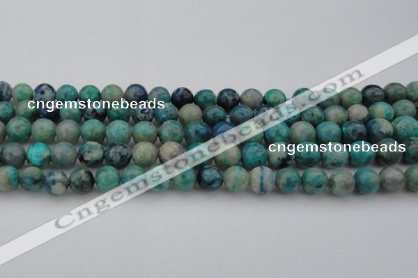 CCS513 15.5 inches 10mm round natural chrysocolla gemstone beads