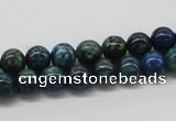 CCS52 16 inches 8mm round dyed chrysocolla gemstone beads wholesale