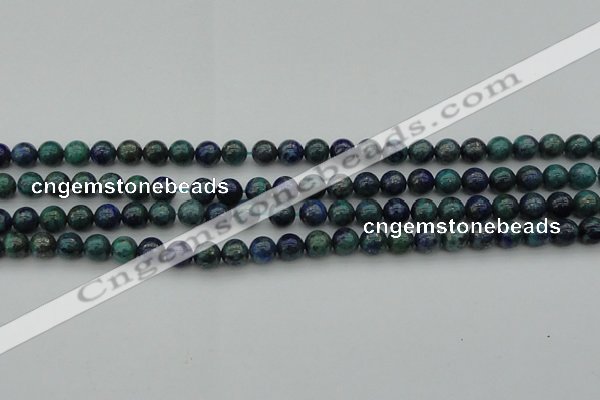 CCS521 15.5 inches 6mm round dyed chrysocolla gemstone beads