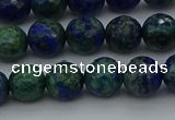 CCS533 15.5 inches 10mm faceted round dyed chrysocolla beads