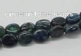 CCS59 16 inches 8*10mm oval dyed chrysocolla gemstone beads