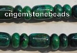 CCS645 15.5 inches 5*10mm rondelle & 10*14mm drum dyed chrysocolla beads