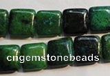 CCS658 15.5 inches 12*12mm square dyed chrysocolla gemstone beads