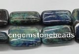 CCS68 16 inches 18*25mm rectangle dyed chrysocolla gemstone beads