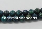 CCS70 15.5 inches 10mm round dyed chrysocolla gemstone beads