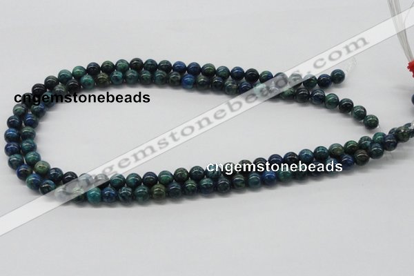 CCS70 15.5 inches 10mm round dyed chrysocolla gemstone beads