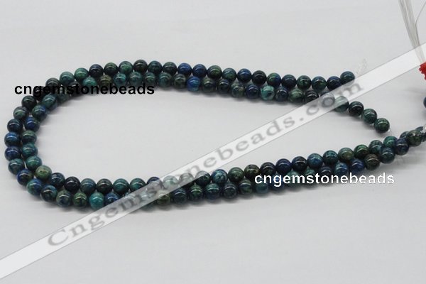 CCS71 15.5 inches 12mm round dyed chrysocolla gemstone beads