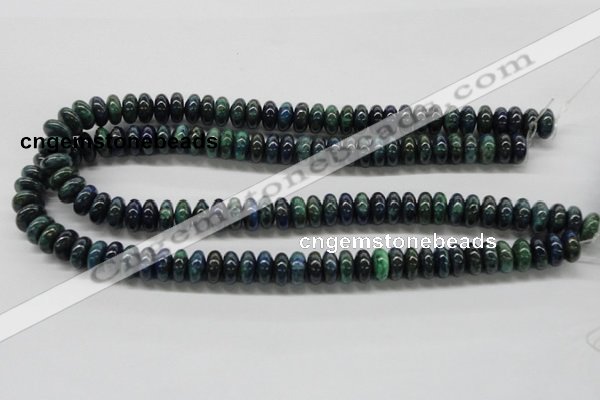 CCS73 15.5 inches 5*8mm rondelle dyed chrysocolla gemstone beads