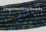 CCS75 15.5 inches 2*4mm heishi dyed chrysocolla gemstone beads
