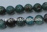 CCS752 15 inches 8mm round chrysocolla gemstone beads wholesale