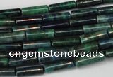 CCS77 15.5 inches 4*13mm tube dyed chrysocolla gemstone beads