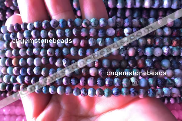 CCS851 15.5 inches 6mm round natural chrysocolla beads wholesale