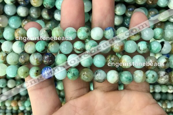 CCS866 15.5 inches 8mm round chrysocolla gemstone beads